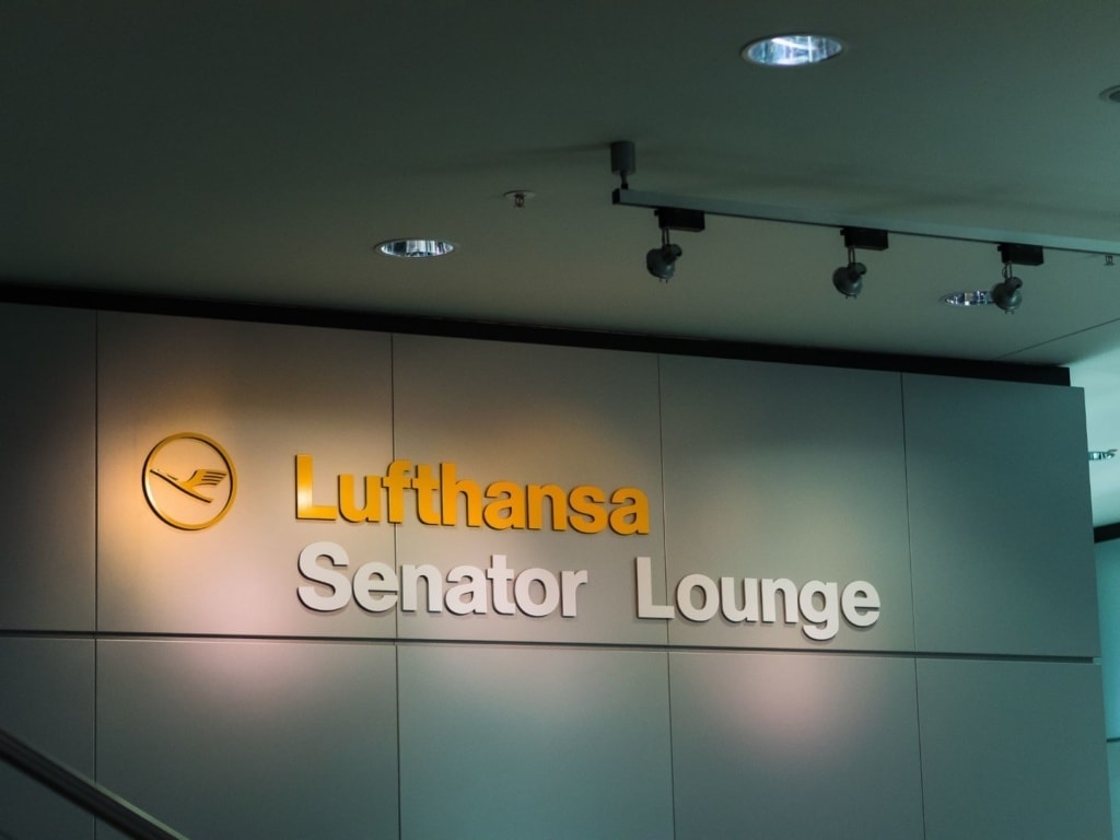 Eingang Lufthansa Senator Lounge