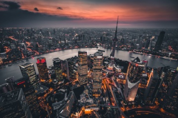 Shanghai Skyline Panorama