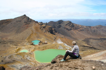 Blau oder Grün? So verlockend die Seen auf dem Tongariro Alpine Crossing aussehen, baden darf man in ihnen nicht.