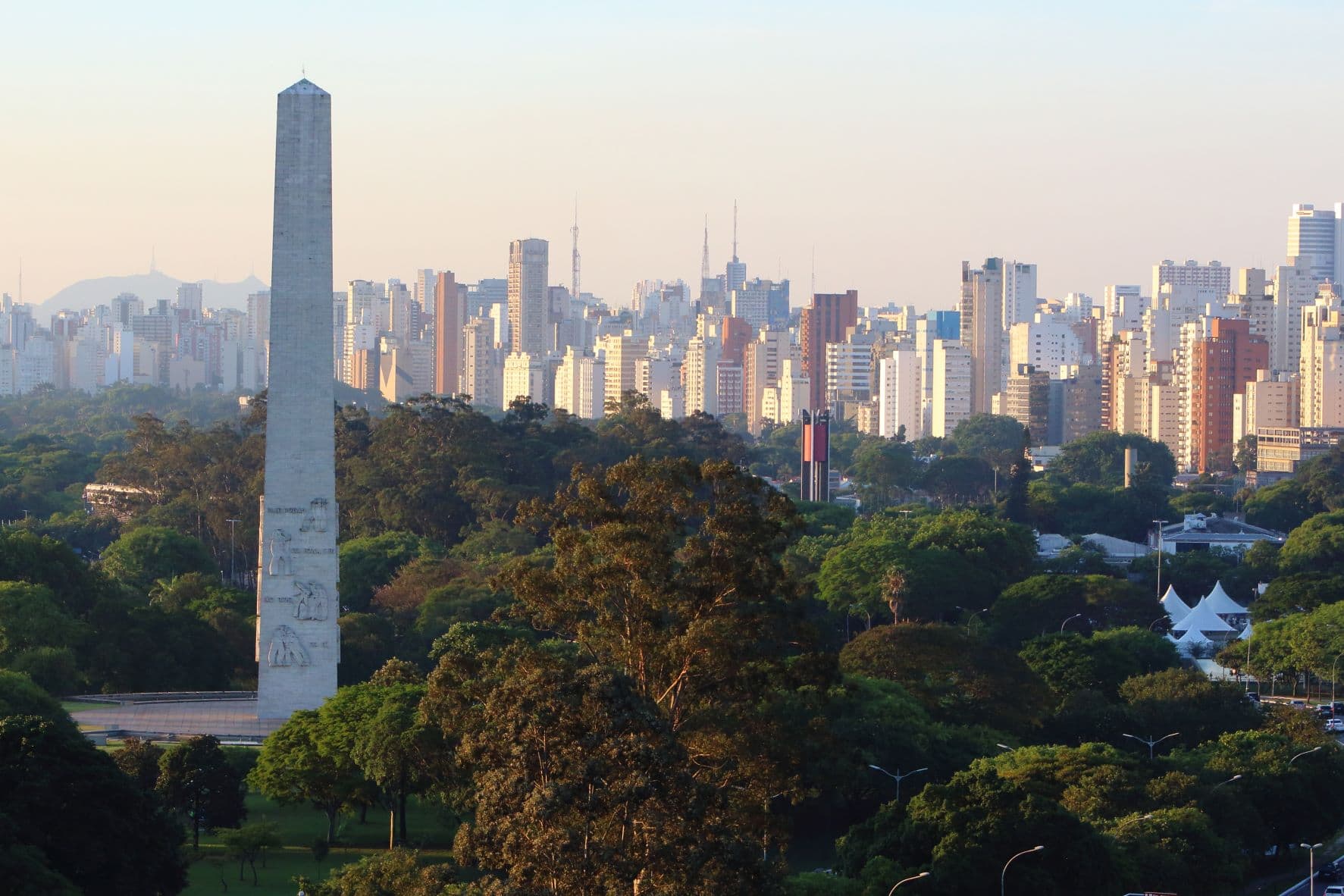 Obelisk im Parque Ibirapuera in Sao Paulo 