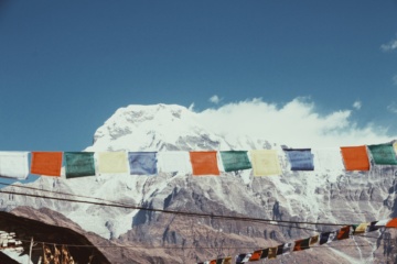 Bergkulisse in Nepal