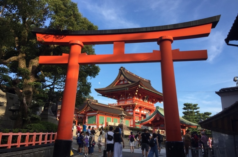 Tempel in Kyoto.