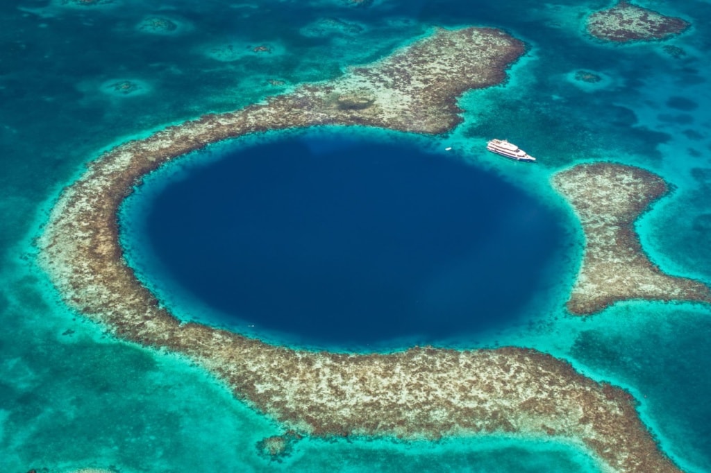 Große blaue Loch in Belize