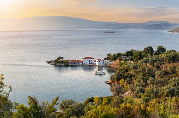 Kleine Bucht auf der Insel Pelion