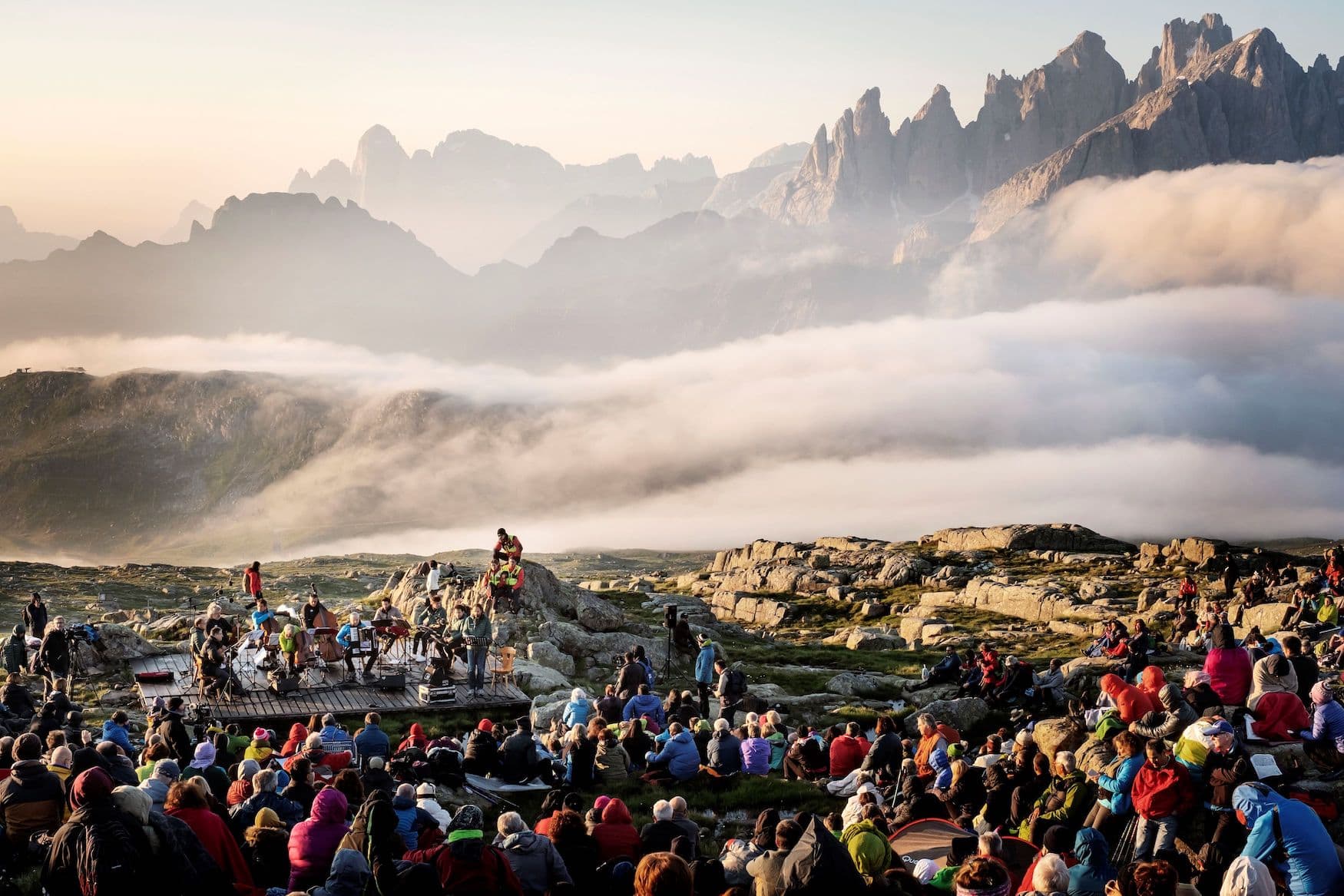 das Festival Sounds of the Dolomites