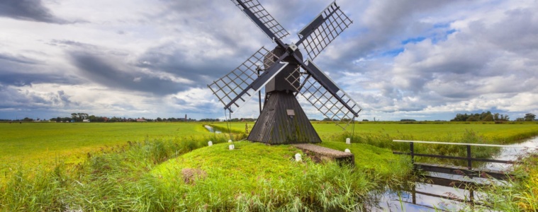 Windmühle in Friesland