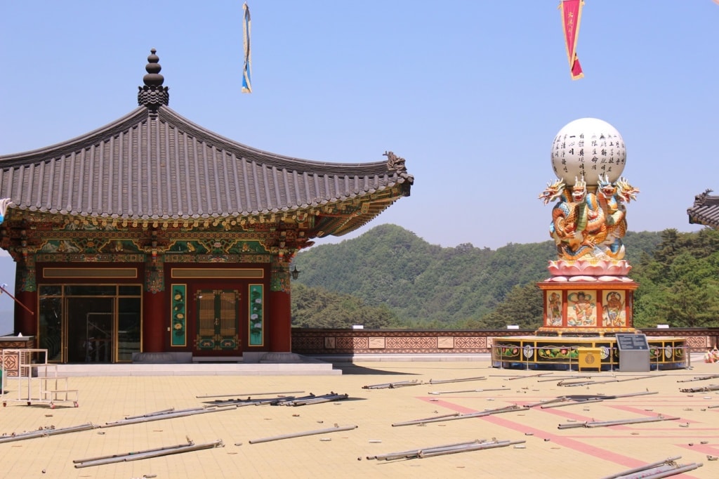 Dieser Gensa Tempel ist in der Nähe des Sobaeksan Nationalparks zu finden.