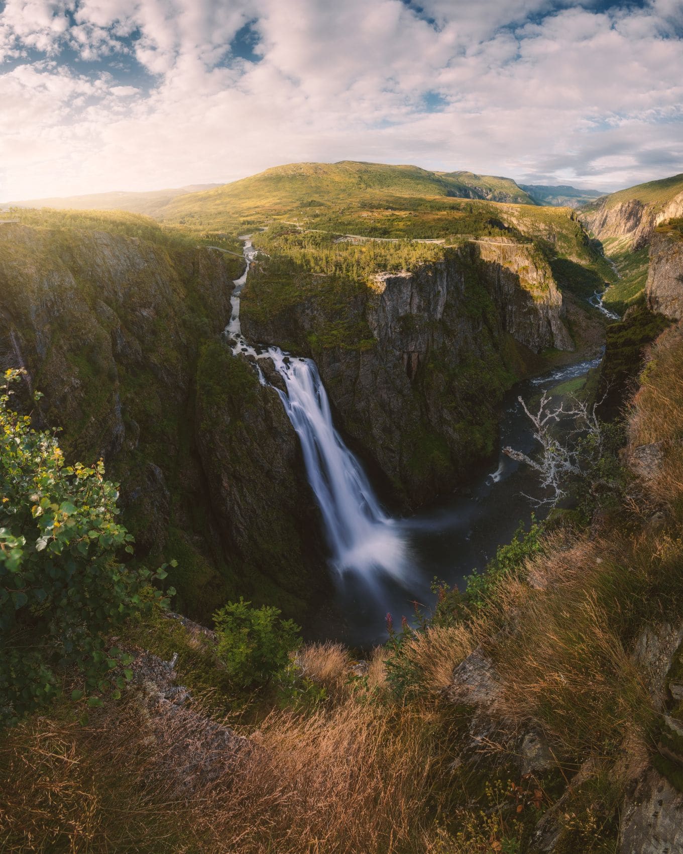 Vøringsfossen und Hardangervidda in Norwegen