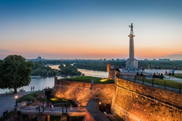 Festung Kalemegdan und Victor Monument, Belgrad, Serbien