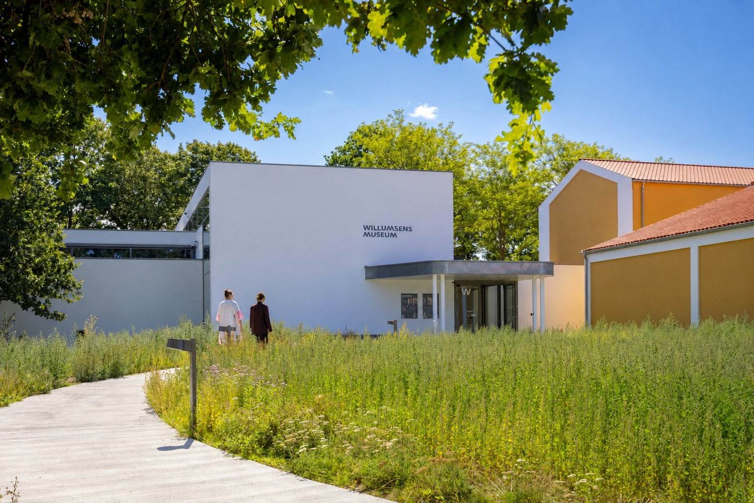 Der neue Eingangsbereich des Willumsens Museums in Dänemark