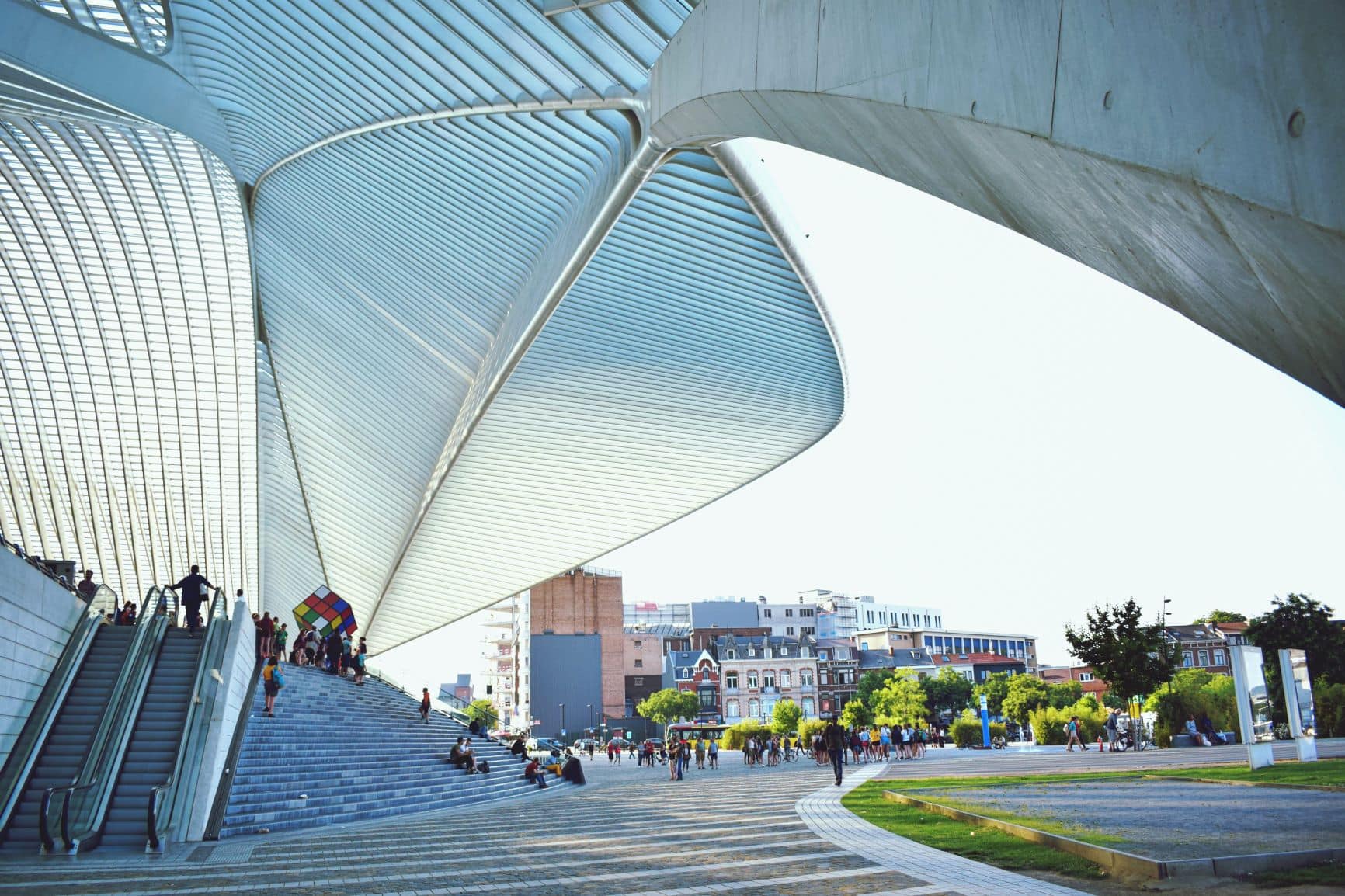 Architektur des Bahnhofs Lüttich-Guillemins