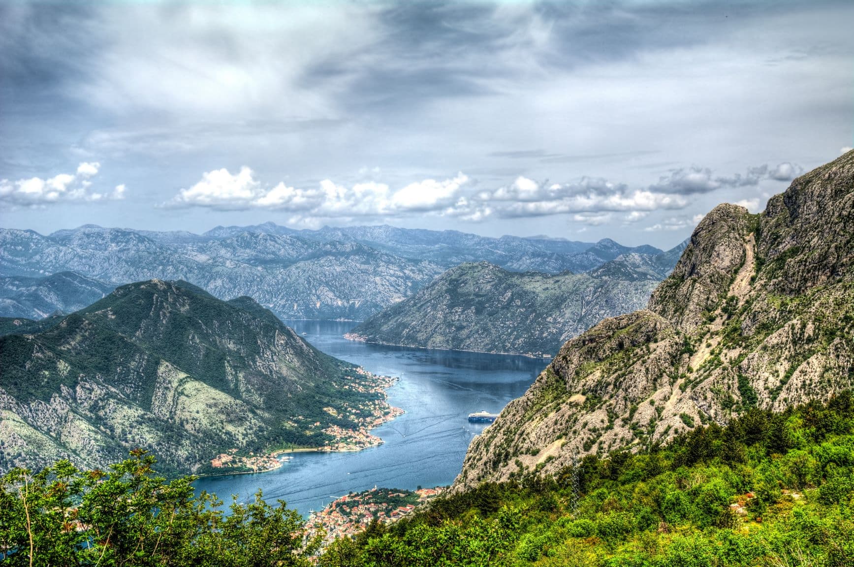 Ausblick auf die Landschaft des Lovcen Nationalpark