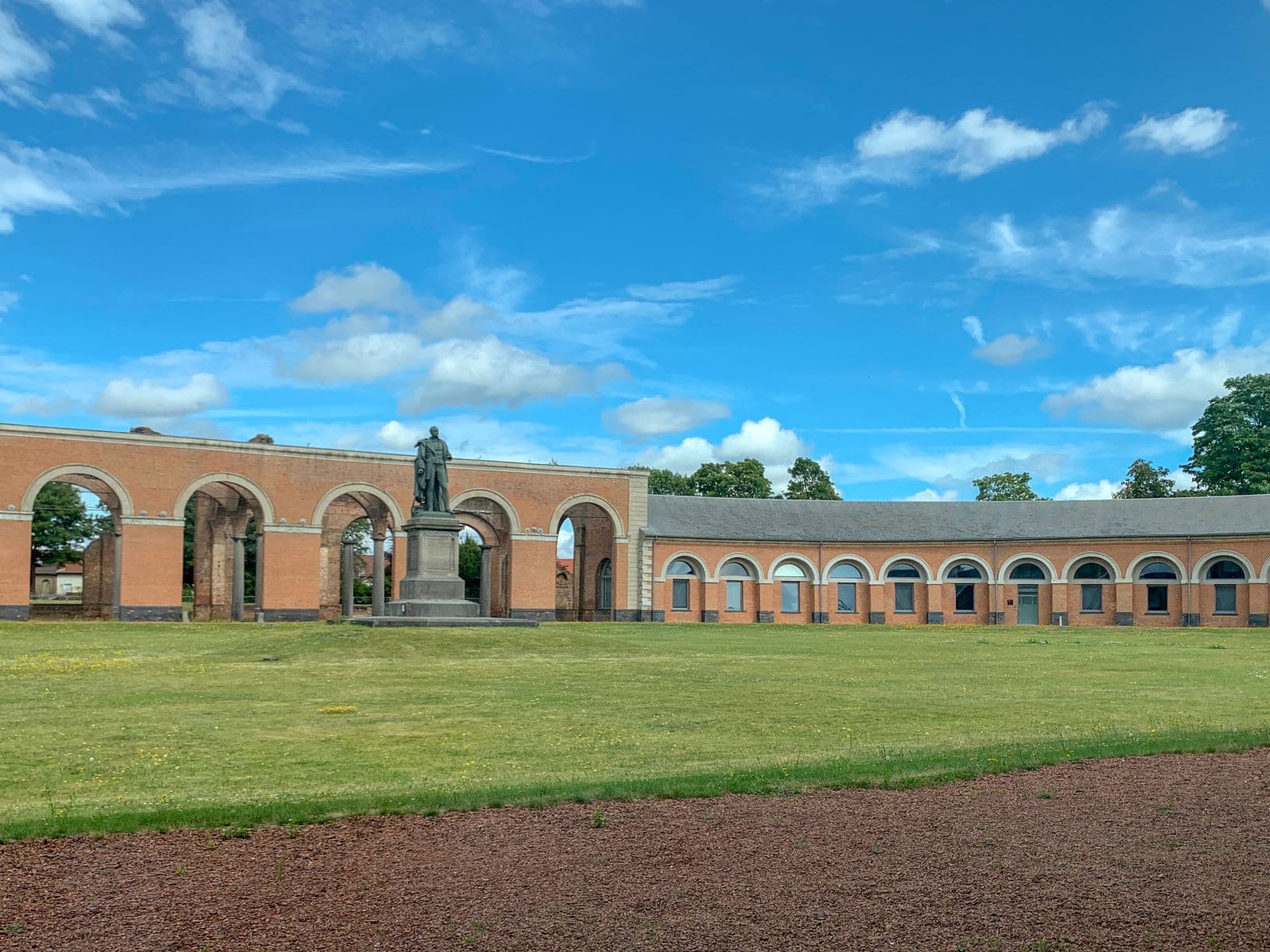 Unesco-Welterbestätte Grand Hornu in Belgien