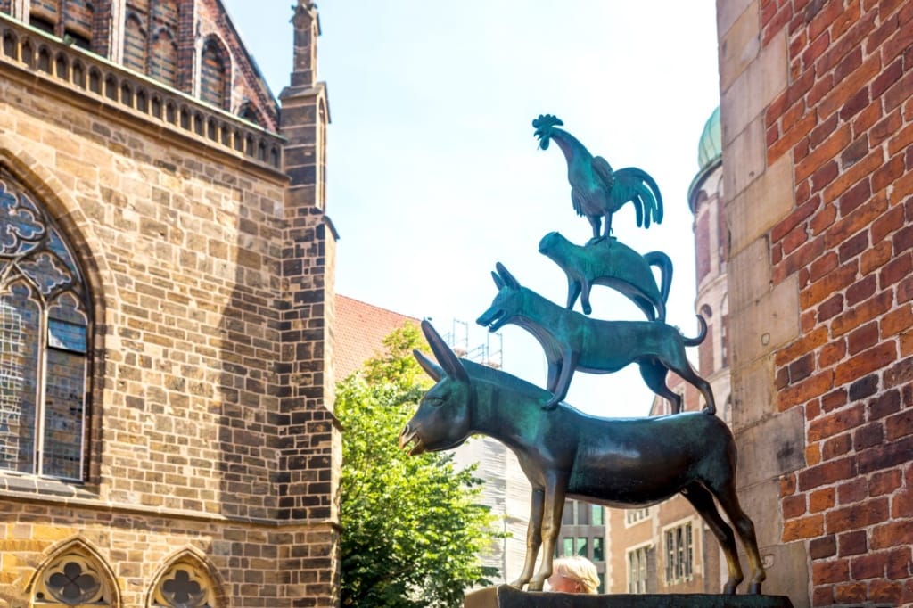 Statue der Bremer Stadtmusikanten 