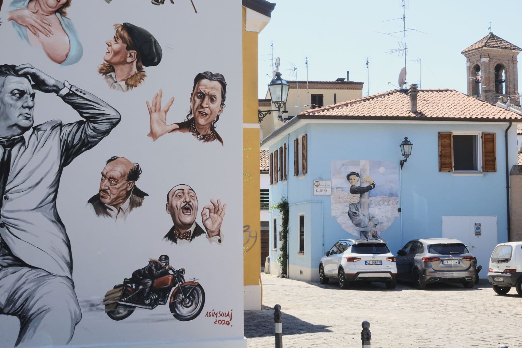 Murals in der Altstadt von Rimini 