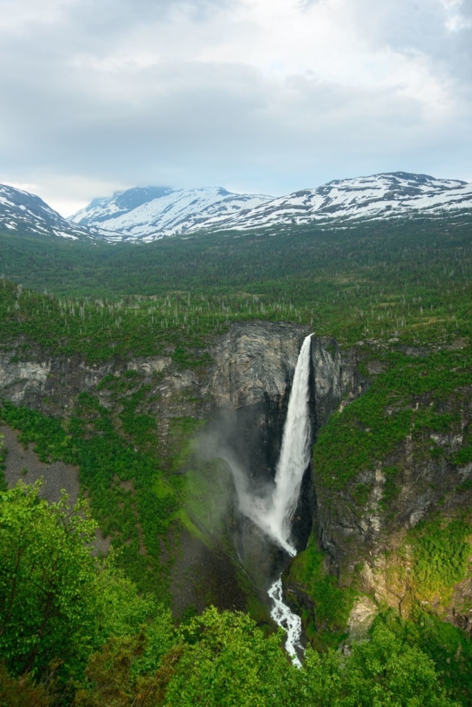 Wasserfall Vettisfossen in Norwegen 