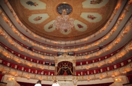 Opernsaal im Bolschoi-Theater-Theater in Moskau