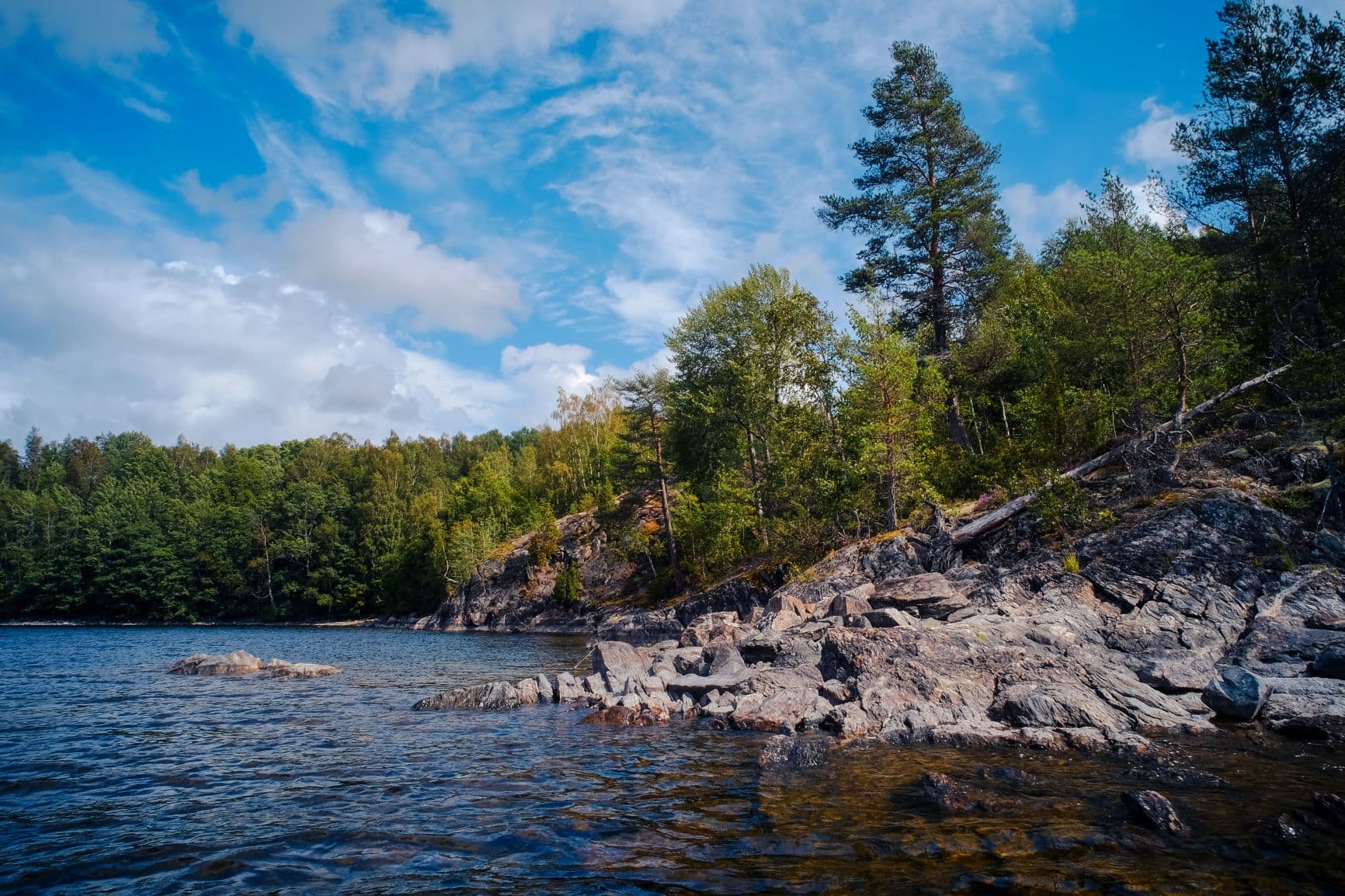 See Stora Se in Schweden/Grenze Norwegen 