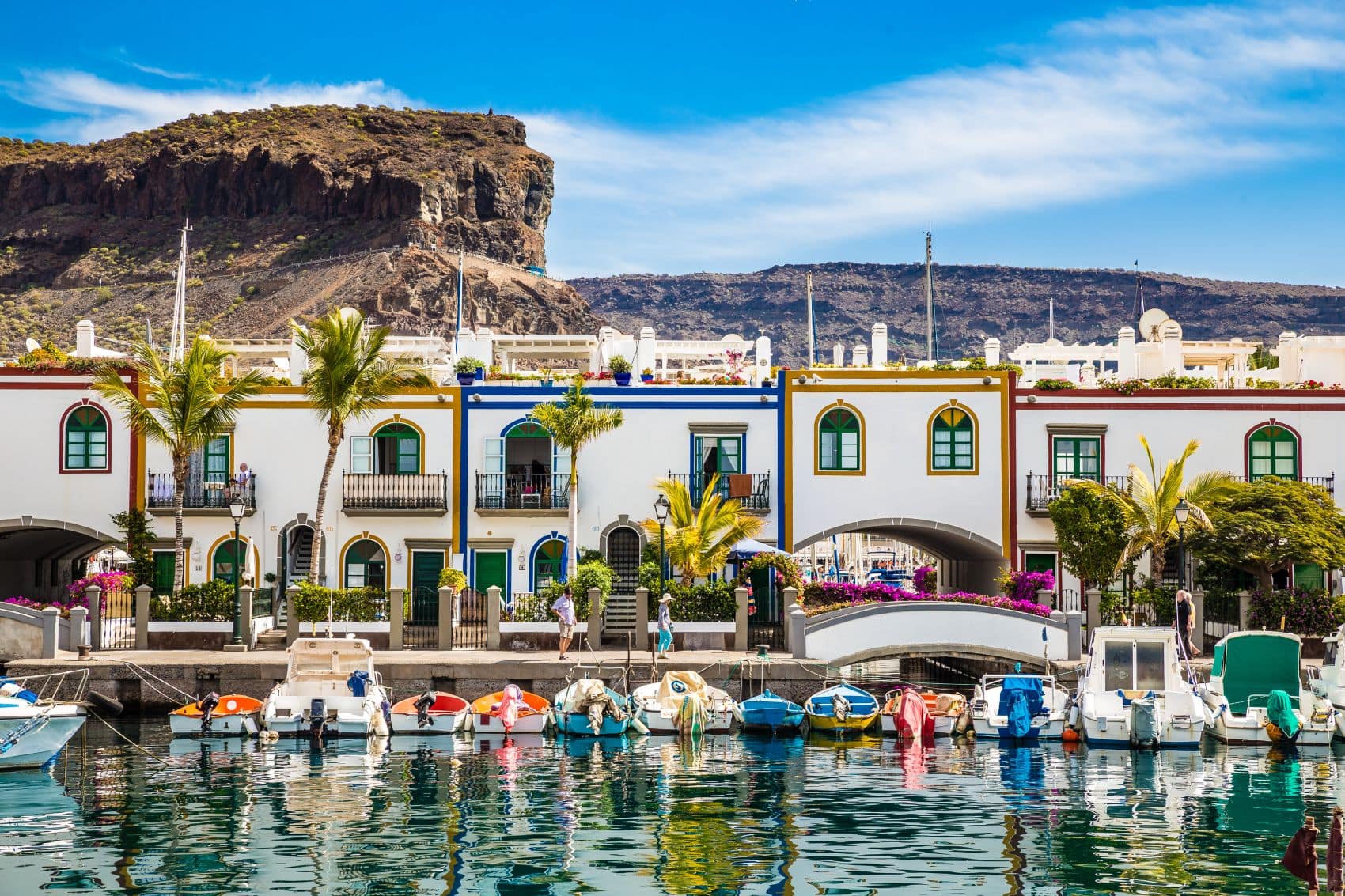 Hafen von Puerto de Mogán auf Gran Canaria 