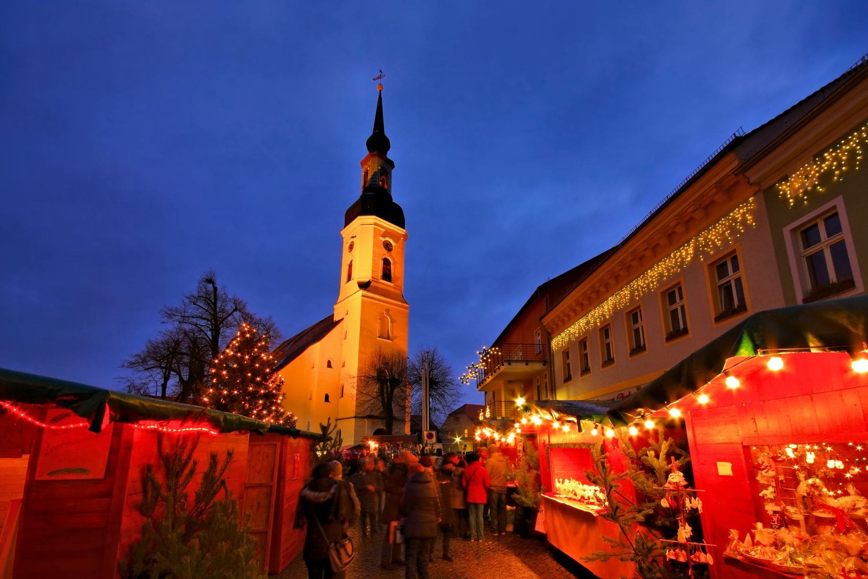 Weihnachtsmarkt in Lübbenau im Spreewald 