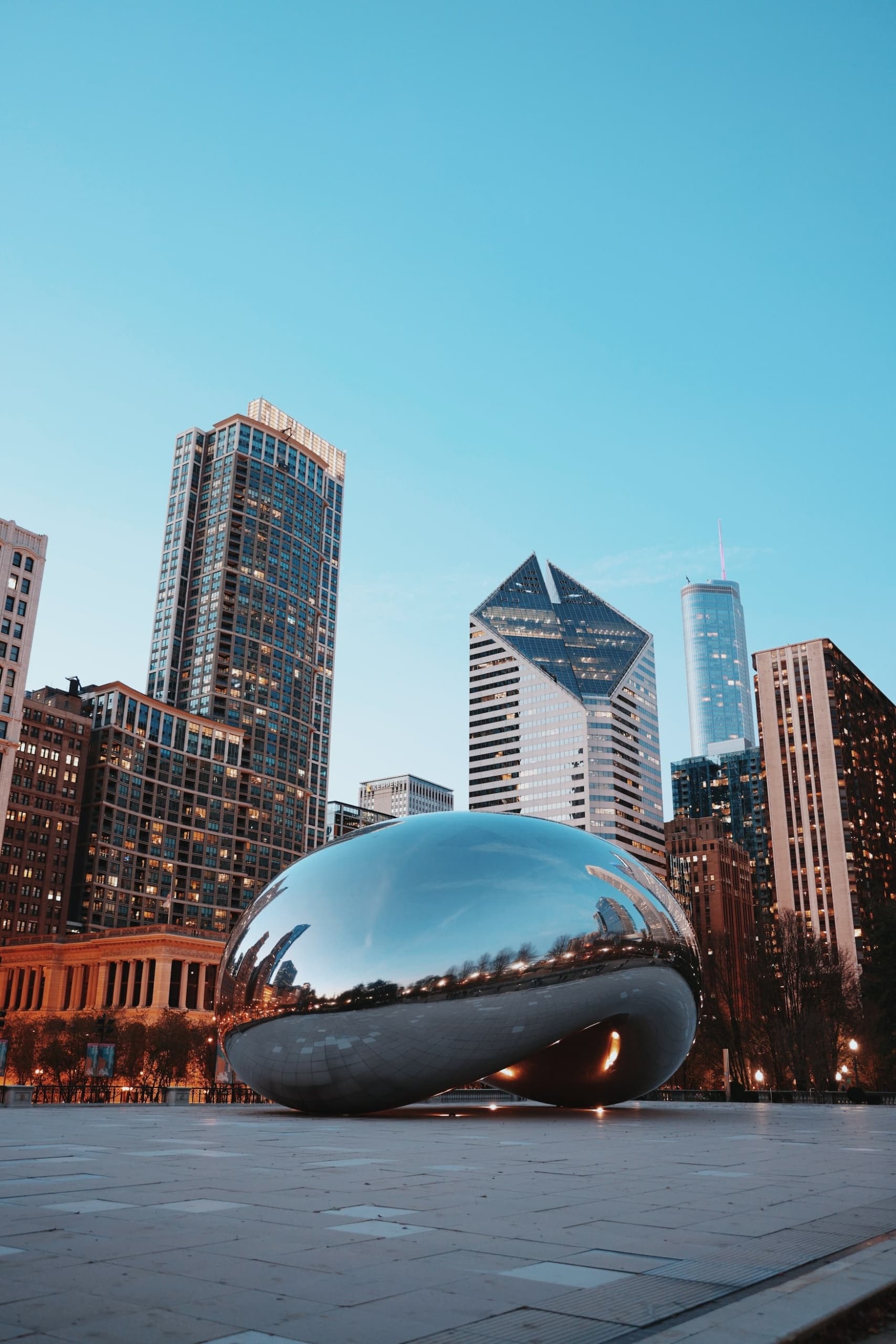 The bean Statue in Chicago, einer unserer Chicago Tipps