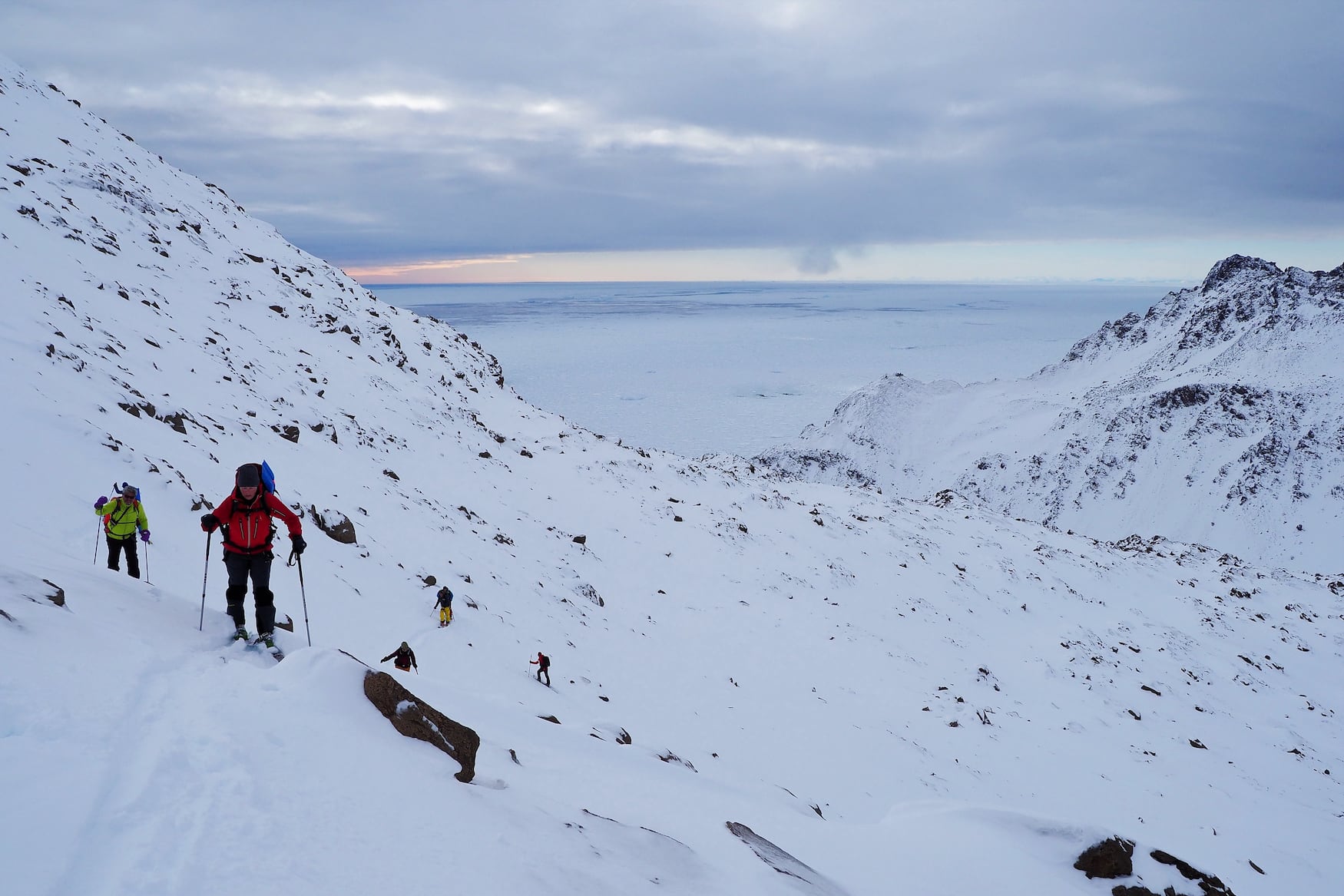 Ostgrönlands Berge begeistern Skifahrer von nah und fern.