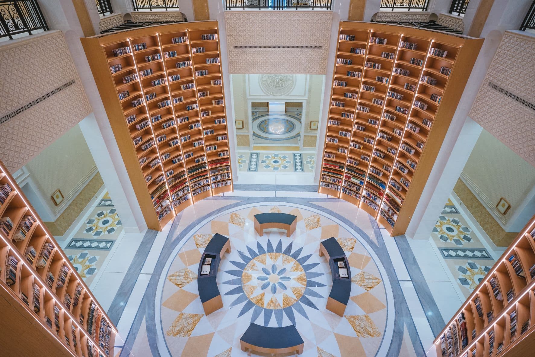 Bibliothek Qasr Al Watan in Abu Dhabi 