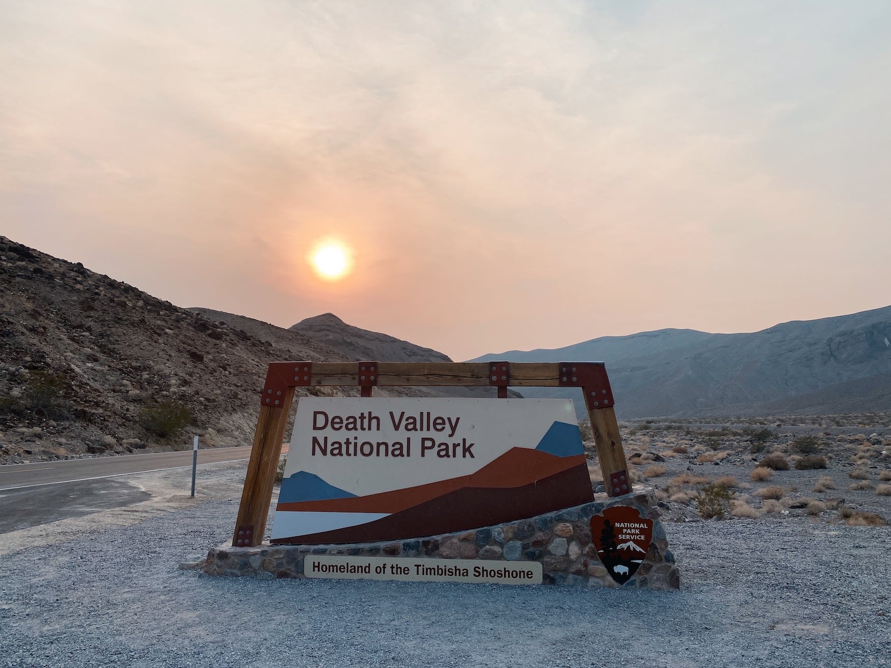 Eingang zum Death Valley National Park