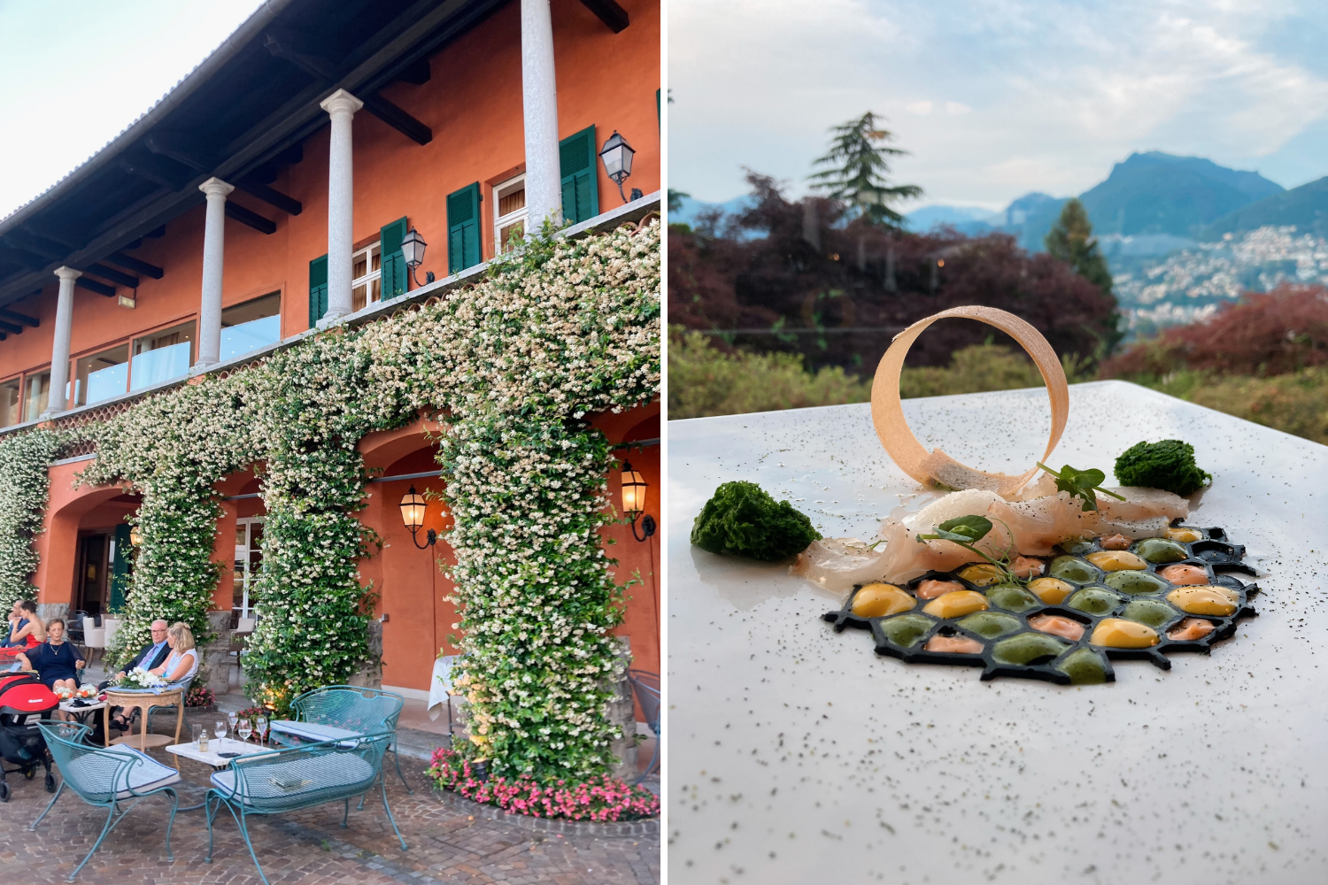 Tessin kulinarisch entdecken in der Villa Principe Leopoldo, wo Cristian Moreschi auftischt