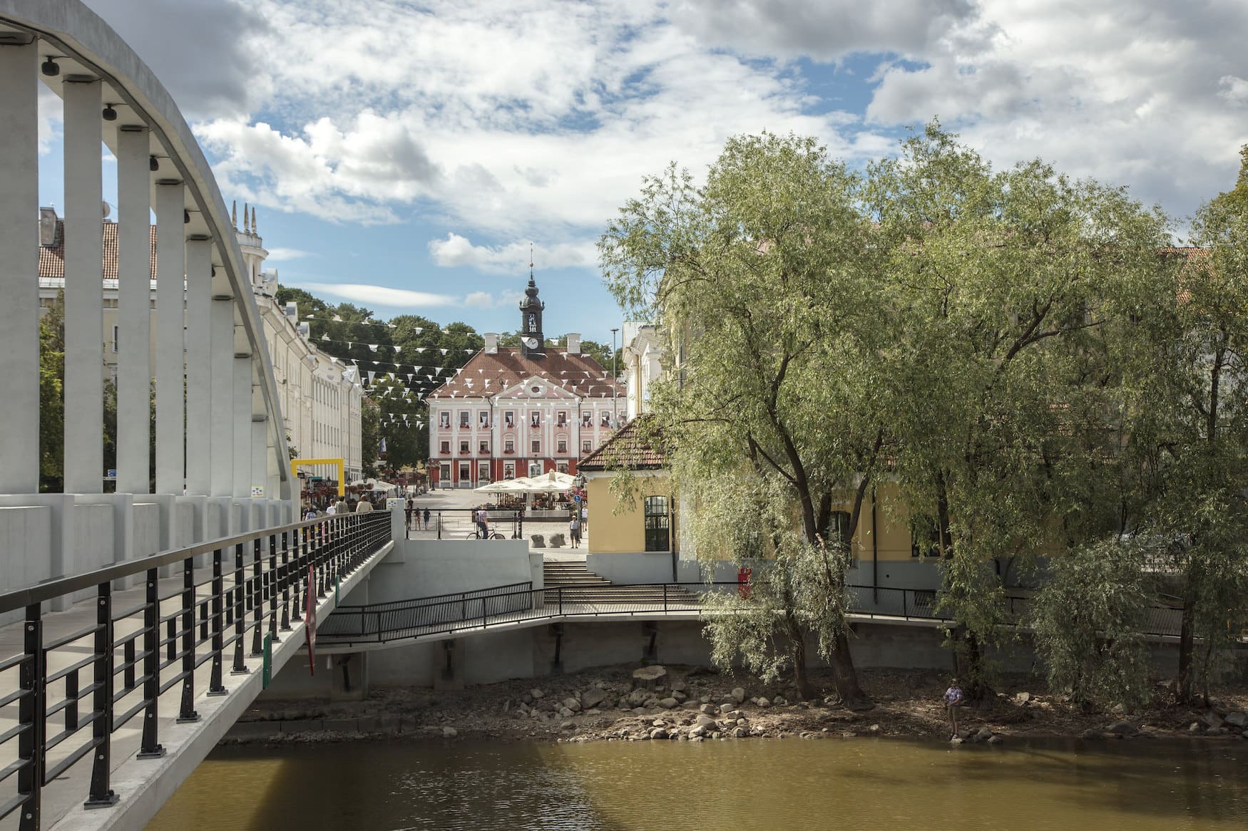 Rathaus in Tartu, der Kulturhauptstadt 2024