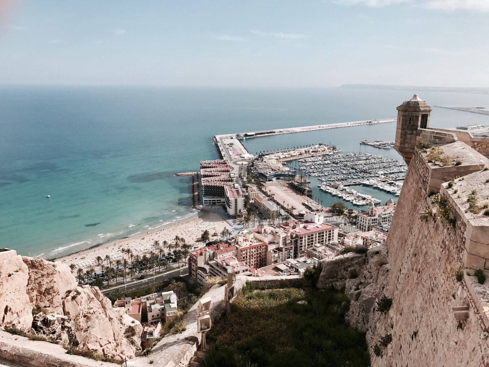 Alicante: Ausblick vom Castillo de Santa Bárbara