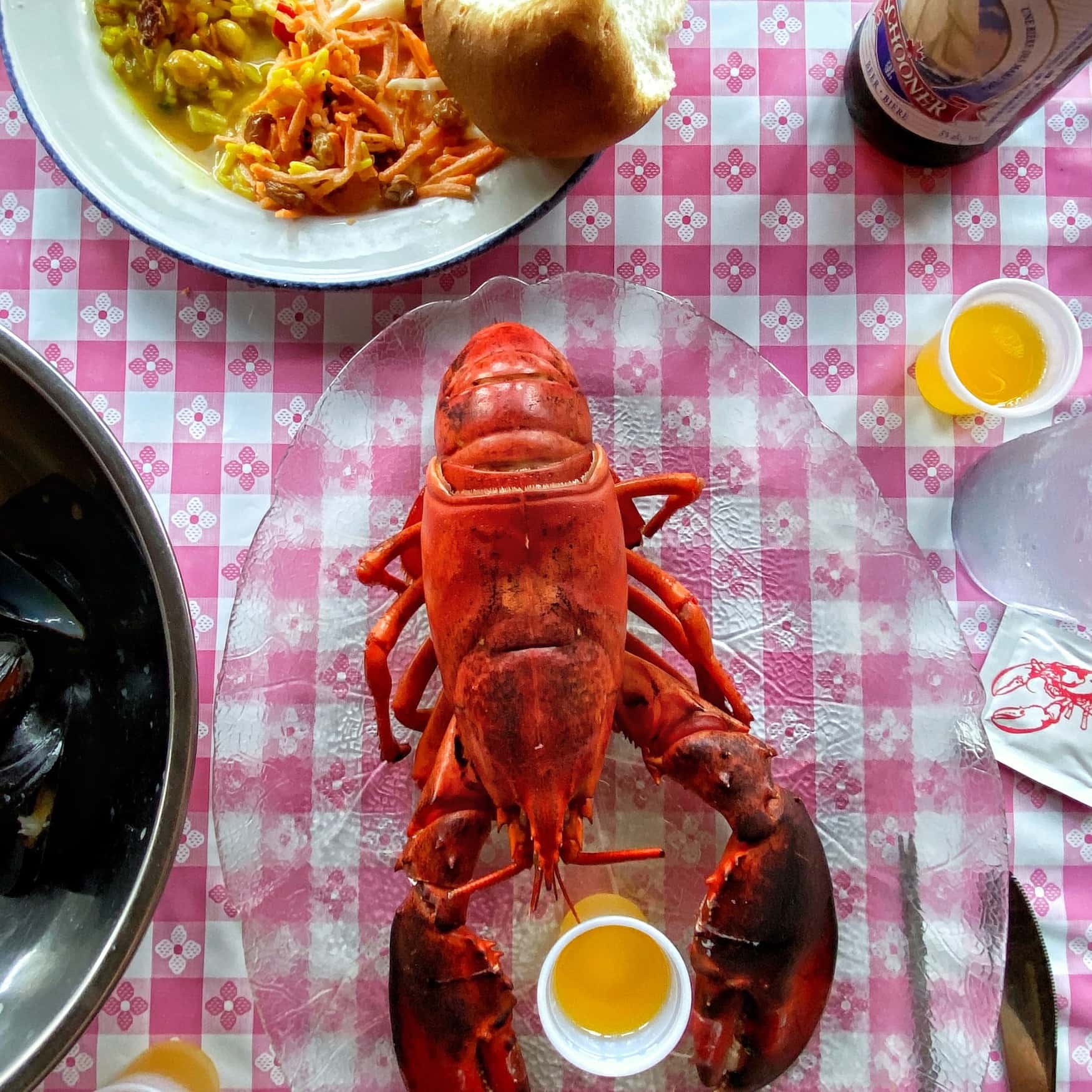 Lobster Dinner in Nova Scotia