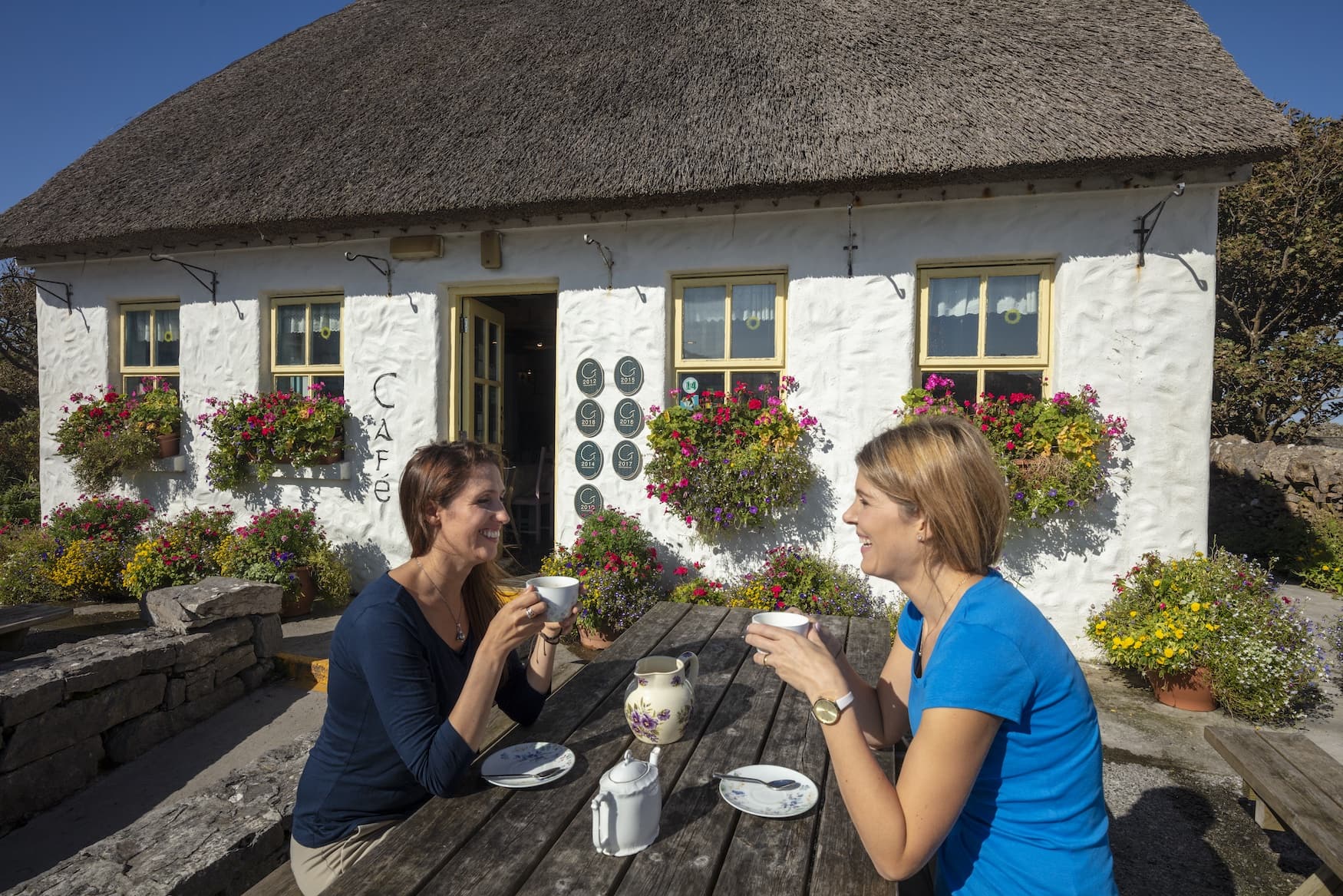 Café auf den Aran Islands in Irland