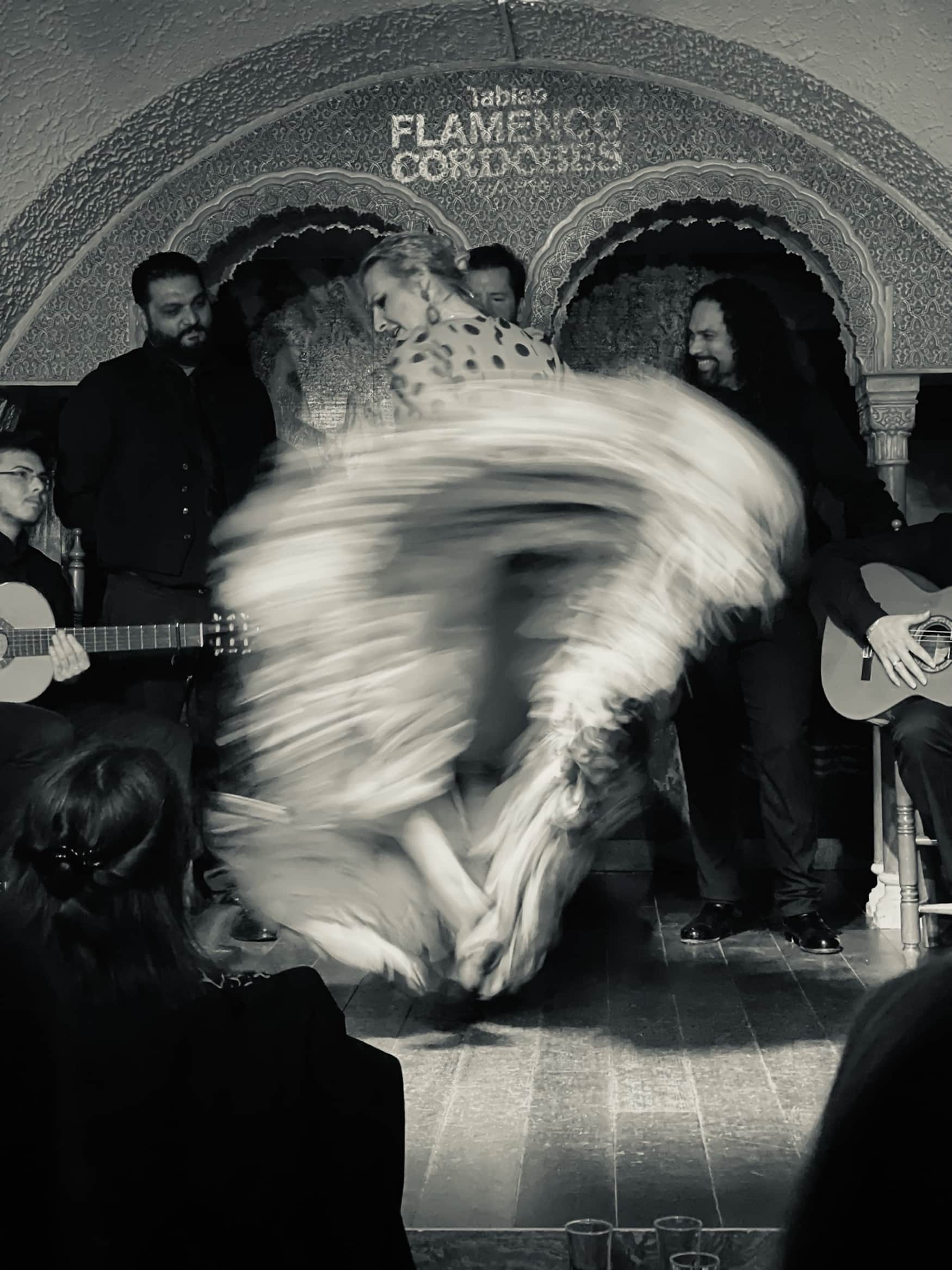 Flamenco-Tänzerin in Barcelona