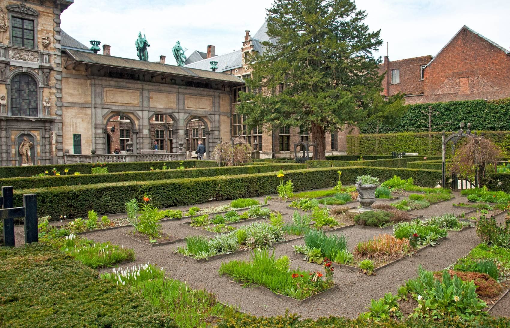 Sehenswürdigkeiten in Antwerpen: Garten im Rubenshaus 