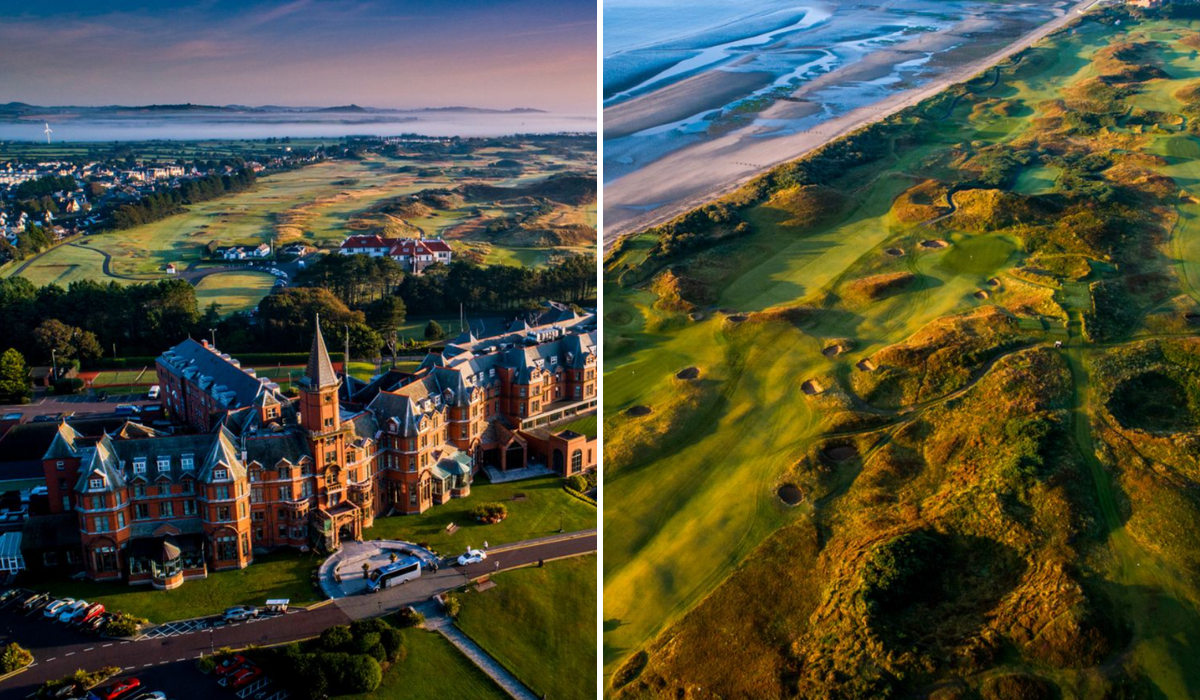 Golfplatz des Slieve Donard Hotels in Nordirland