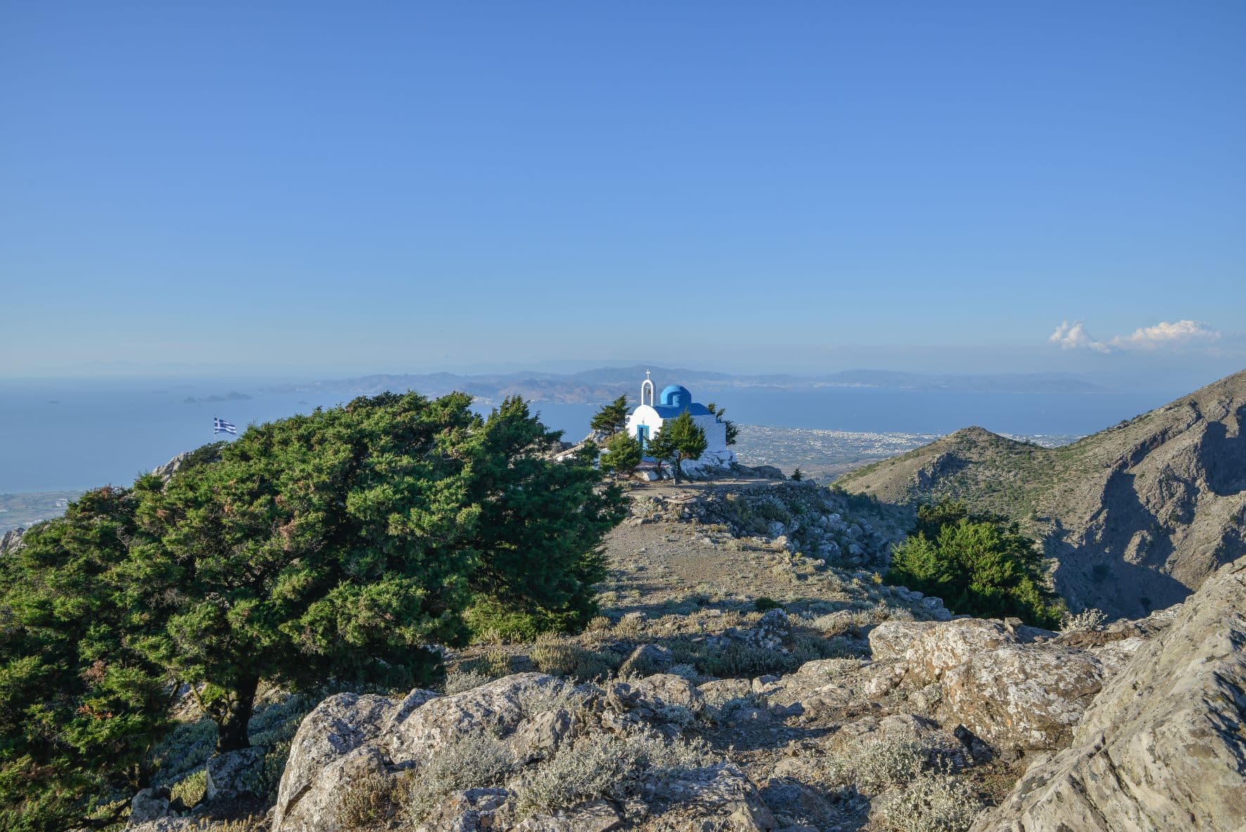 Kapelle auf dem Mount Dikaios auf Kos 