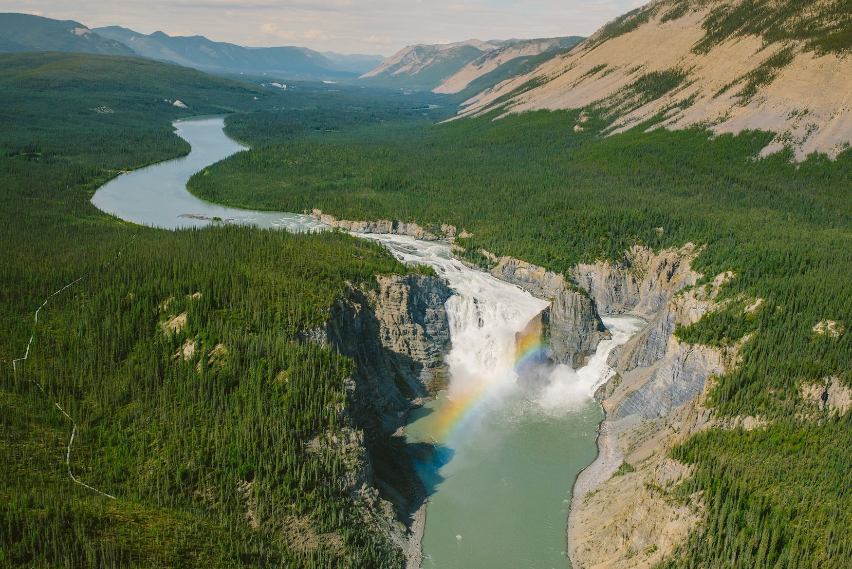 Virginia Falls in den Northwest Territories in Kanada