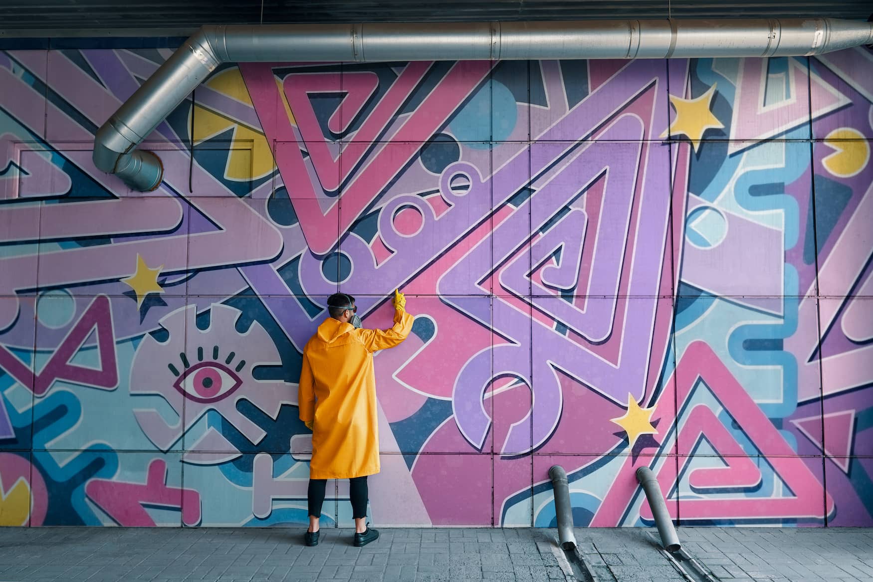 Colorful street art cities worldwide