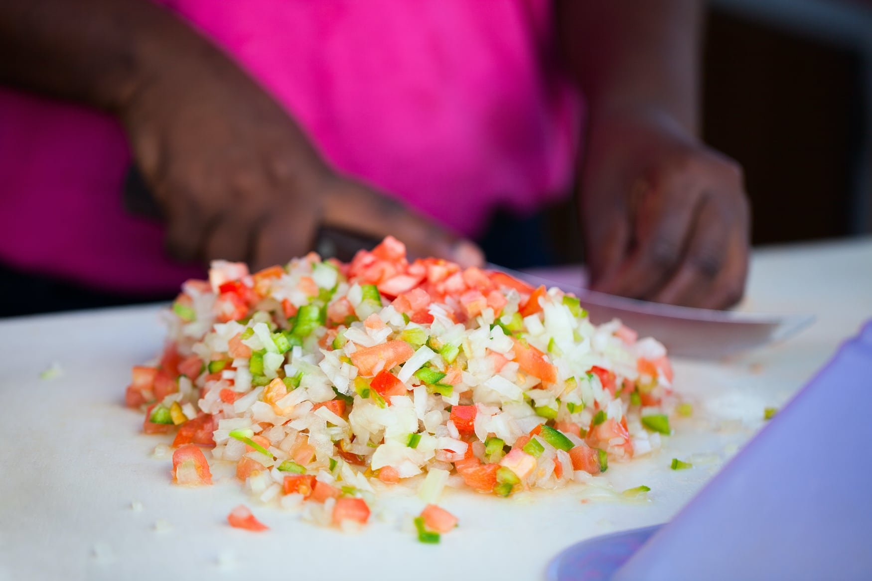 Conch Salad auf den Bahamas in der Karibik