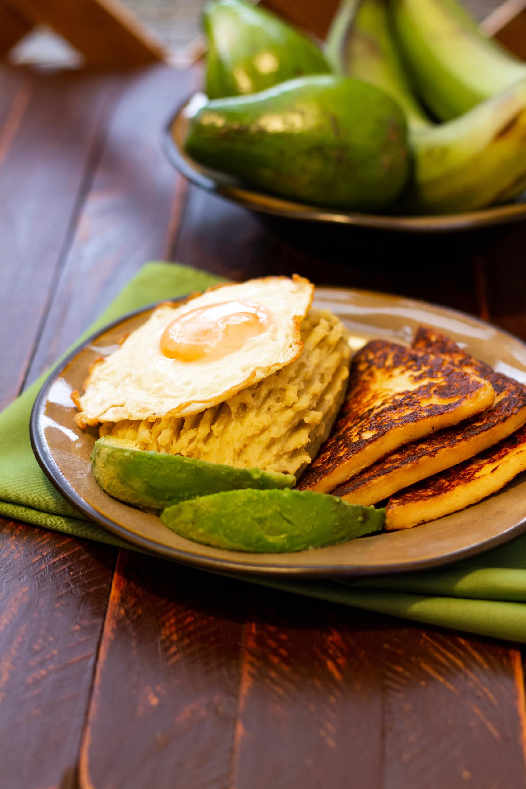 Mangú ist ein Essen in der Karibik aus Kochbananen.