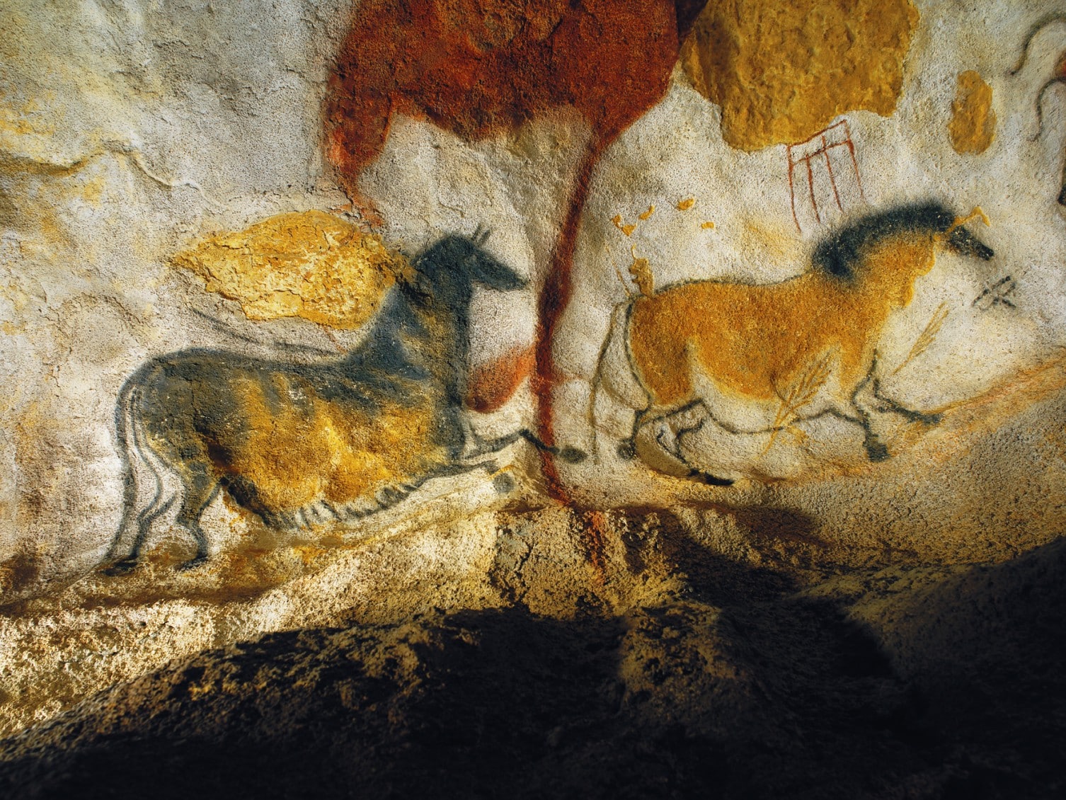 Zeichnung in der Höhle von Lascaux 