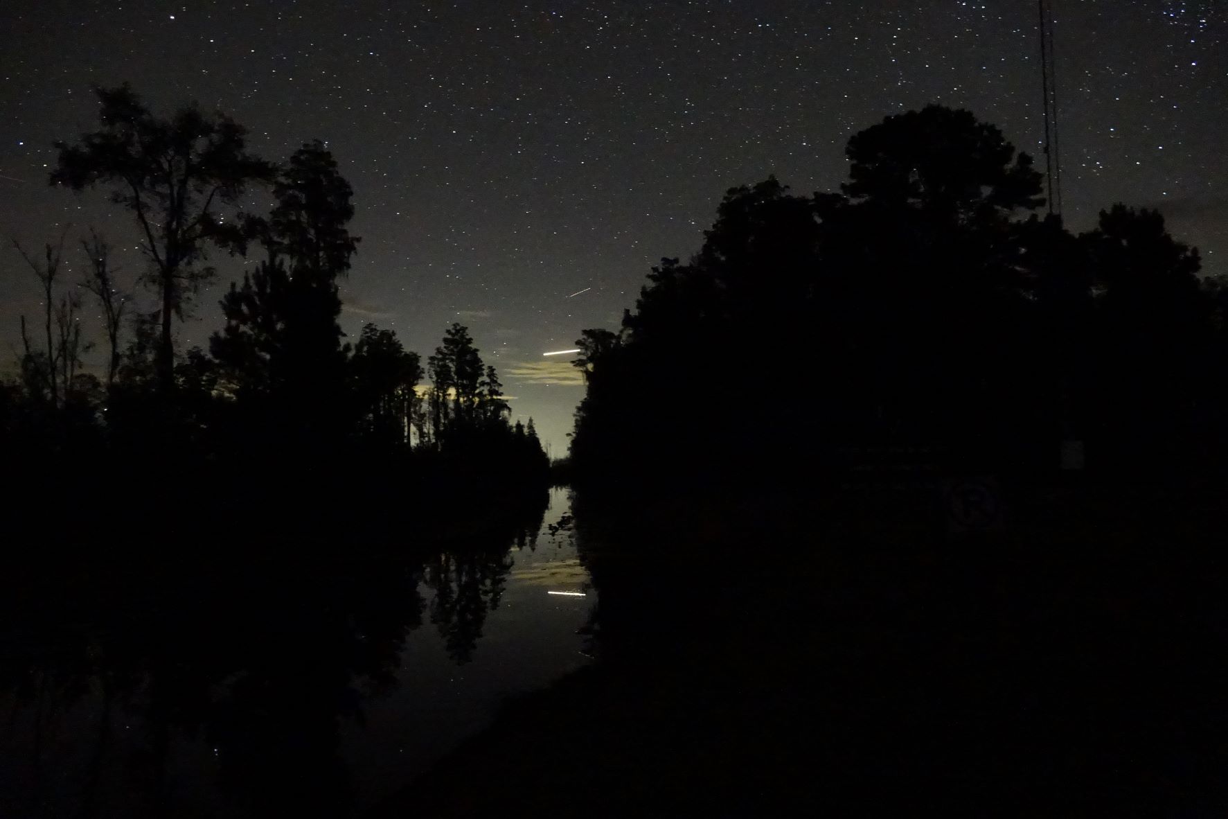 Night sky at Stephen Foster State Park