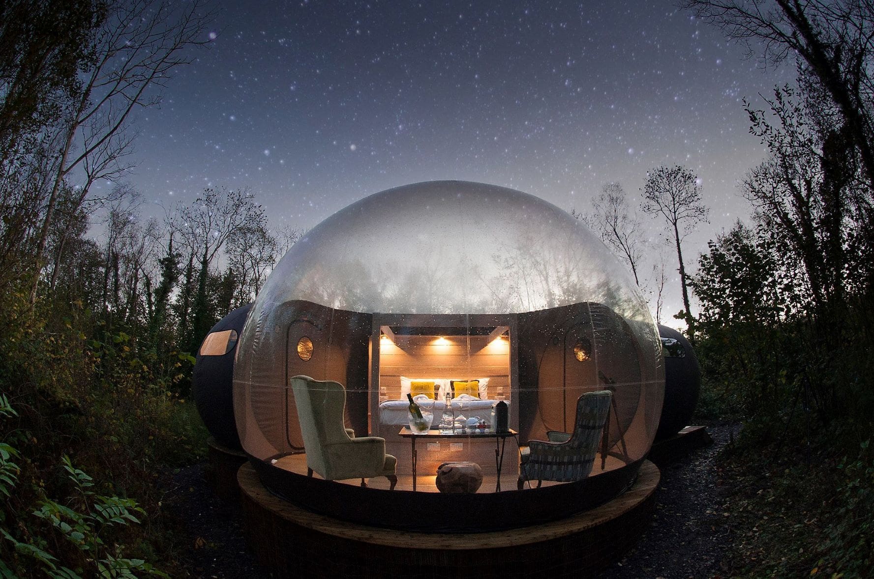 Finn Lough Bubble Dome in Northern Ireland 