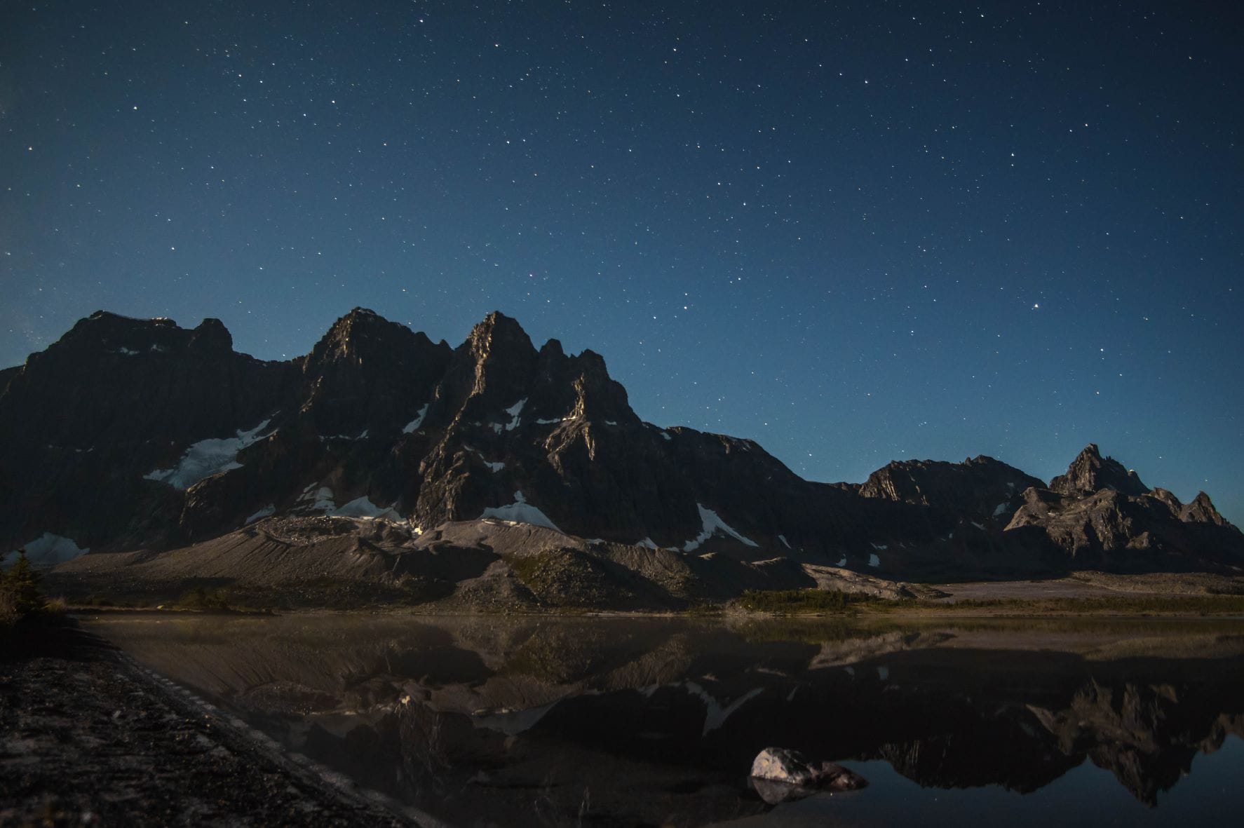 Sternenhimmel beobachten im Jasper Nationalpark, Kanada 
