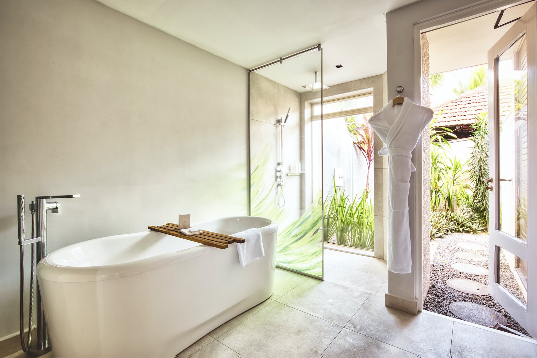 Badezimmer im Club Med Seychellen