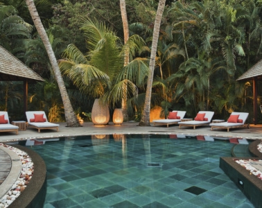 Pool im Club Med auf den Seychellen