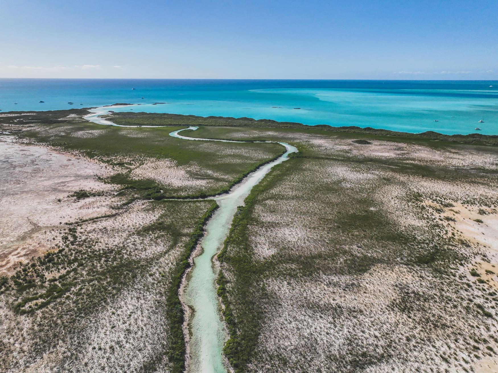 Shroud Cay im Exuma Land and Sea Park auf den Bahamas