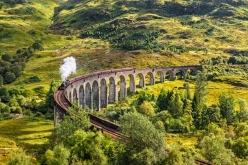 der Jacobite Train ist einer der Harry Potter Film Locations