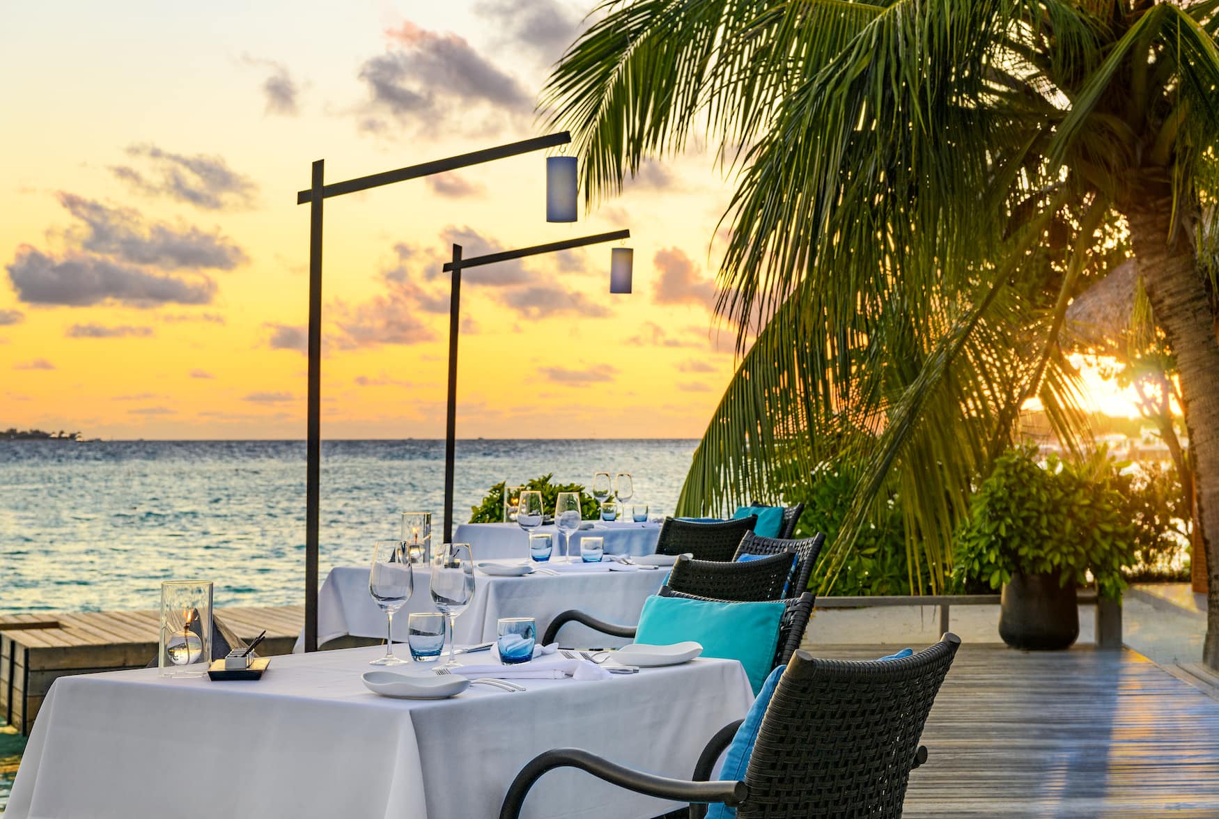 Restaurant auf den Malediven